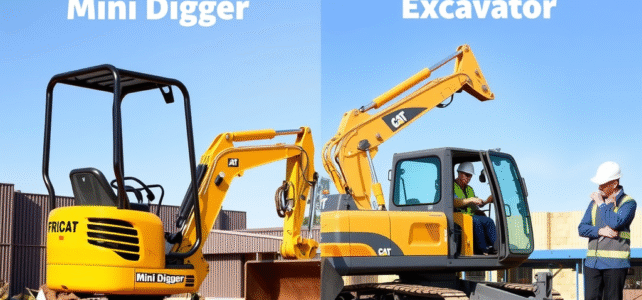 Mini Digger vs. Traditional Excavators: Which is Right for You? Mini Digger vs. Traditional Excavators: Which is Right for You?